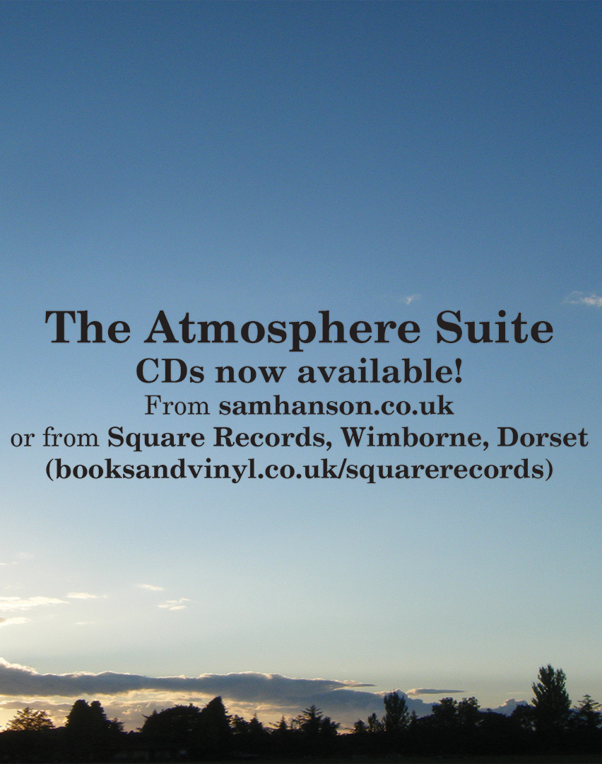 The Atmosphere Suite Album Sam Hanson Advert
